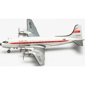 Modelářství Herpa - Douglas DC-4, společnost Qantas Airways "1960s" Colors, Named "Norfolk Trader", Austrálie, 1/200