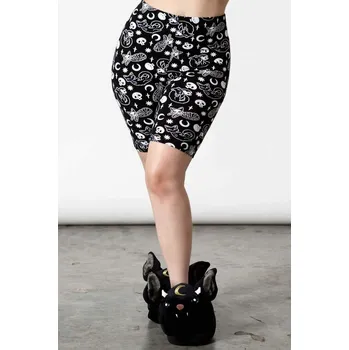 Dámské pyžamo kraťasy dámské (pyžamo) KILLSTAR - Purr Off Cycling - Black