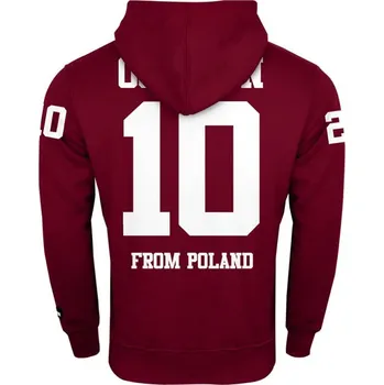 Pánská mikina Octagon Mikina Octagon 10 Burgund S Kapucí