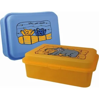 Svačinový box Box svačinový 18x13x7cm s potiskem, mix barev Tvar