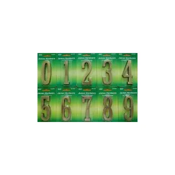 Domovní číslo číslo nalepovací "8" 100mm OF bronz