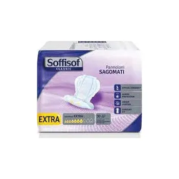 Plena pro dospělé Soffisof Tvarované inkontineční vložky Velikost: SUPER, prodyšné, savost 2030 ml