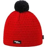 Pletená Merino čepice Kamakadze K36 104 - červená L
