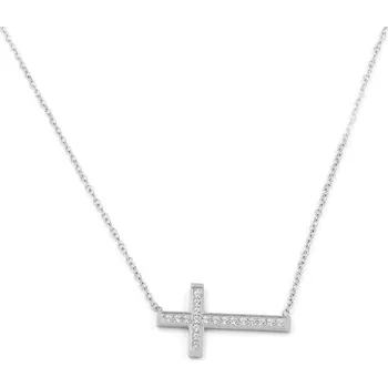 Řetízek BRUNOshop.cz Náhrdelník KŘÍŽEK s kamínky
