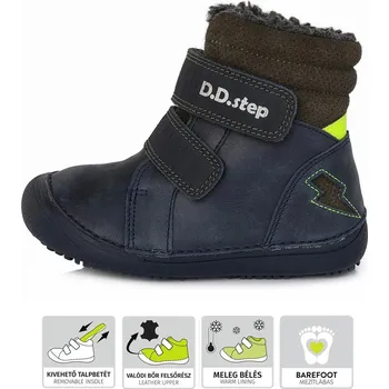 Dětská treková obuv D.D.Step D.D. step chlapecká zimní obuv W063-829BM Barva: modrá, Velikost: 31