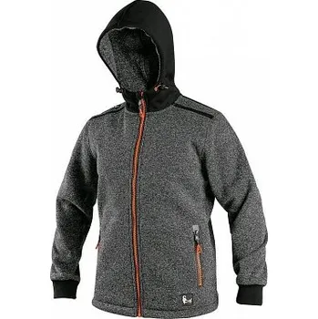 Chlapecká bunda Dětská bunda CXS INDIANAPOLIS, šedo-oranžová 1290-152-729