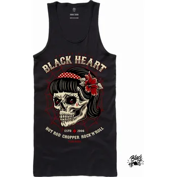 Dámské Tílko BLACK HEART SARINA Barva: Černá, Velikost: M