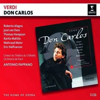 Zahraniční hudba 3CD Giuseppe Verdi: Don Carlos (Le Pagine Più Belle) 2018 In Frz.spr.