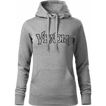 Dámská mikina Dámská mikina s nápisem Venom melírová