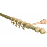 Garnýž 360 cm jednořadá odstín borovice