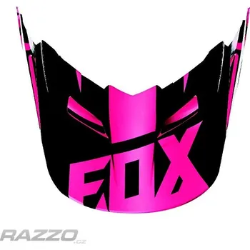 Motodoplněk Náhradní kšilt helmy FOX V1 Race Pink 16 XL-XXL