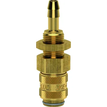 Příslušenství pro vzduchotechniku ESM 9 TSVAB (rychlospojka Mini 9mm panel, ventil, DN5, mosaz)