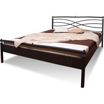 Postel Kovová postel ANGELETA 2 Povrchová úprava: bílá, Rozměr: 90 x 200 cm