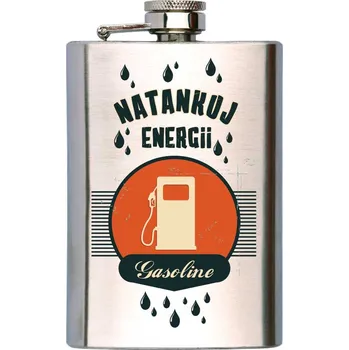 Placatka Nerezová placatka 200 ml, Natankuj energii