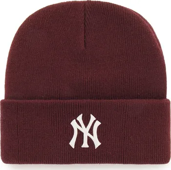 Čepice Zimní čepice 47 MLB NY YANKEES HAYMAKER 47 CUFF KNIT B-HYMKR17ACE-KM – Vínová