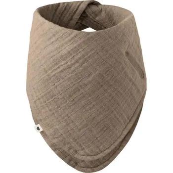 Bryndák Bibs Bandana mušelínový bryndáček z BIO bavlny Dark-oak