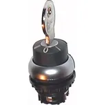 M22-WS3 hlavice otočná 3polohová s klíčem,zámek MS1,vratná funkce