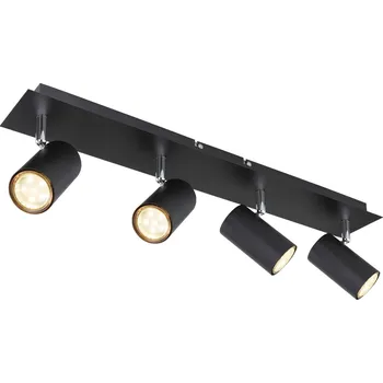 Svítidlo GLOBO 57910-4B ROBBY, GU10 4x35W, černý matný kov, stropní svítidlo