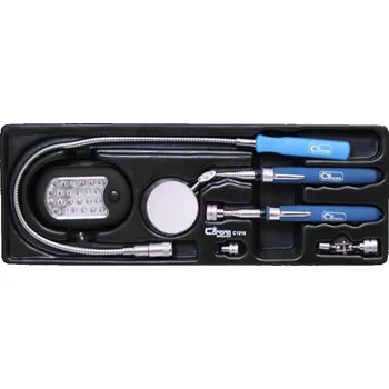 Inspekční zrcátko RICHMANN/CORONA Inspekční sada, zrcátko, magnetický lapač, led lampa, RICHMANN