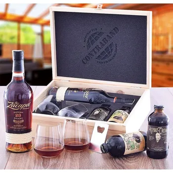 Dárkový potravinový koš Zacapa Centenario Solera dárková sada pro muže, tátu, přítele, dědu, strýce, švagra k narozeninám, výročí, svátku, vánocům Standardní víko