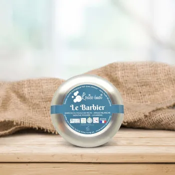 Mýdlo Louise émoi bio mýdlo na holení s mátovým a levandulovým olejem Le Barbier 120 g