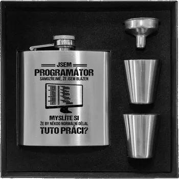 Placatka Placatka v krabičce Samozřejmě, že jsem blázen - programátor