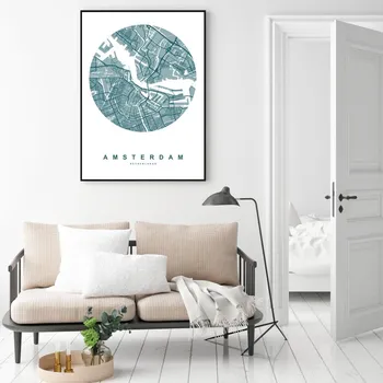 Plakát LuxusniObrazy.cz Plakát - Amsterdam