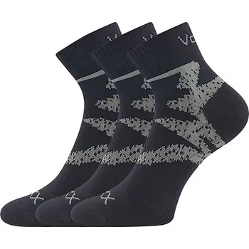 Dámské ponožky Sportovní ponožky VoXX Franz 05 černé Velikost: 43-46 (29-31)
