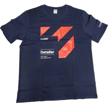Pánské tričko CARPRO tričko Detailer - červené s krátkým rukávem M