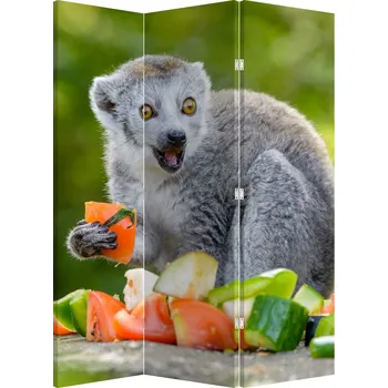 Paraván LuxusniObrazy.cz Paraván - Lemur