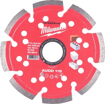 Řezný kotouč Diamantový kotouč SPEEDCROSS Milwaukee AUDD 115 (4932399823)