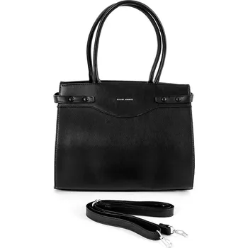 Kabelka Dámská velká kabelka do ruky/na rameno David Jones CM6318 černá | KabelkyproVas.cz