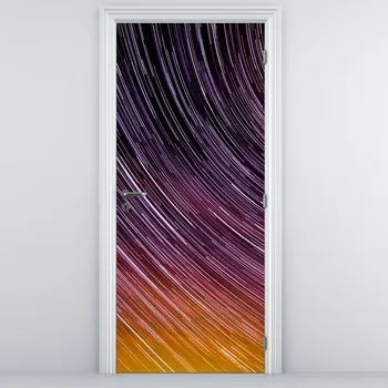 Fototapeta LuxusniObrazy.cz Fototapeta na dveře - Rozmazané hvězdy na obloze