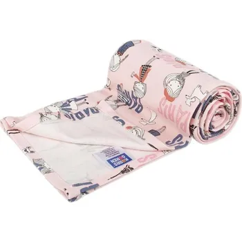 Dětská deka Kaarsgaren Letní deka 150x200cm růžová Paříž