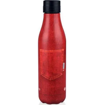 Láhev LES ARTISTES A-2073 Izolovaná lahev 500ml, džínová červená