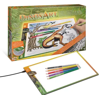 Tween Team Dinosart Obkreslovací světelná tabulka