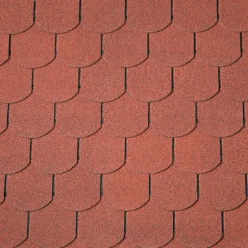 asfaltová šindel Střešní krytina šindel BOBROVKA 21m2 červený