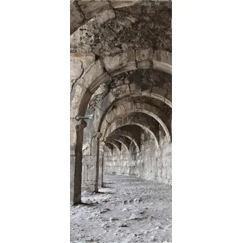 Fototapeta LuxusniObrazy.cz Fototapeta na dveře - kamenný tunel