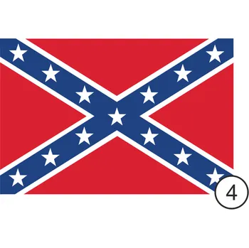Vlajka Autovlajka #jízda - Konfederace (jižanská vlajka) (bez držáku) 59941