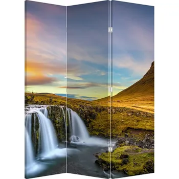 Paraván LuxusniObrazy.cz Paraván - Hora a vodopády na Islandu