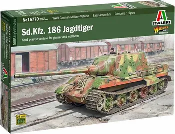 Plastikový model Italeri Sd.Kfz.186 Jagdtiger Wargames Tank 1:56