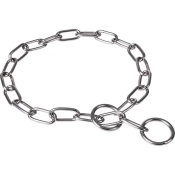 Obojek pro psa Dogtrace obojek stahovací, oválná oka, nerez - 60cm