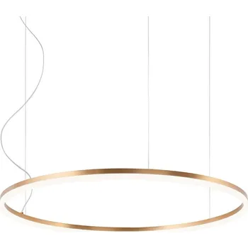 Redo 01-1713-TRIAC Orbit direct, závěsné kruhové svítidlo, 55W LED 3000K stmívatelné TRIAC, bronz, prům. 80cm