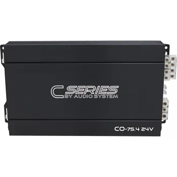 Zesilovač do auta AUDIO SYSTEM 4-kanálový zesilovač CO-75.4 - 24V