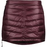 SKHOOP Down Mini ruby red XL; Červená prošívaná zimní péřová sukně + DÁREK DLE VÝBĚRU!