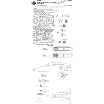 Plastikový model New Ware 1/48 Mask F-14A Tomcat (late) EXPERT (TAM 61122)