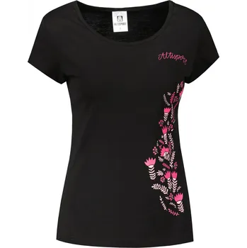 Dámské triko ALTISPORT ALW130122 ČERNORŮŽOVÁ XS