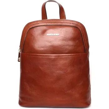 Kabelka Dámský luxusní střední batoh/crossbody Marta Ponti, obsah cca. 5l hnědý | KabelkyproVas.cz