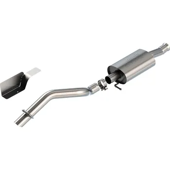 RC model auta Borla Cat-Back výfukový systém "S-Type" pro Jeep Wrangler JL 2,0l 4-vál., 2WD/4WD, s aut./man. převodovkou, 2-dvéř. r.v. 2018-2021