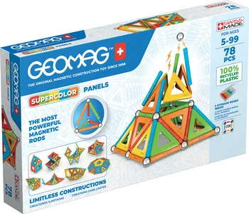 Stavebnice Geomag Geomag SuperColor Panels 78 dílků